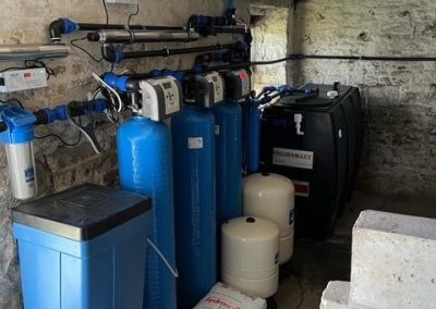 Iron Removal & pH correction system in slaithwaite, Yorkshire. Relocated to a more suitable location